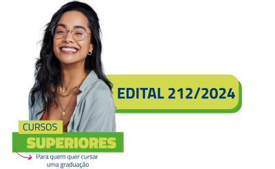 Botões EDITAL Vestibular 2.2025 cursos superiores