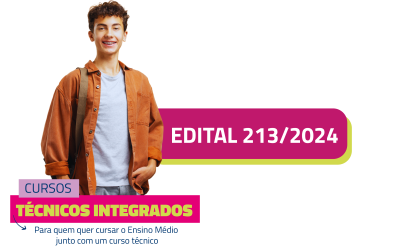 Botões EDITAL Vestibular tecnico integrado