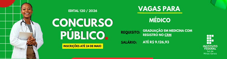 Oportunidade imperdível para a Reitoria, em Pouso Alegre!