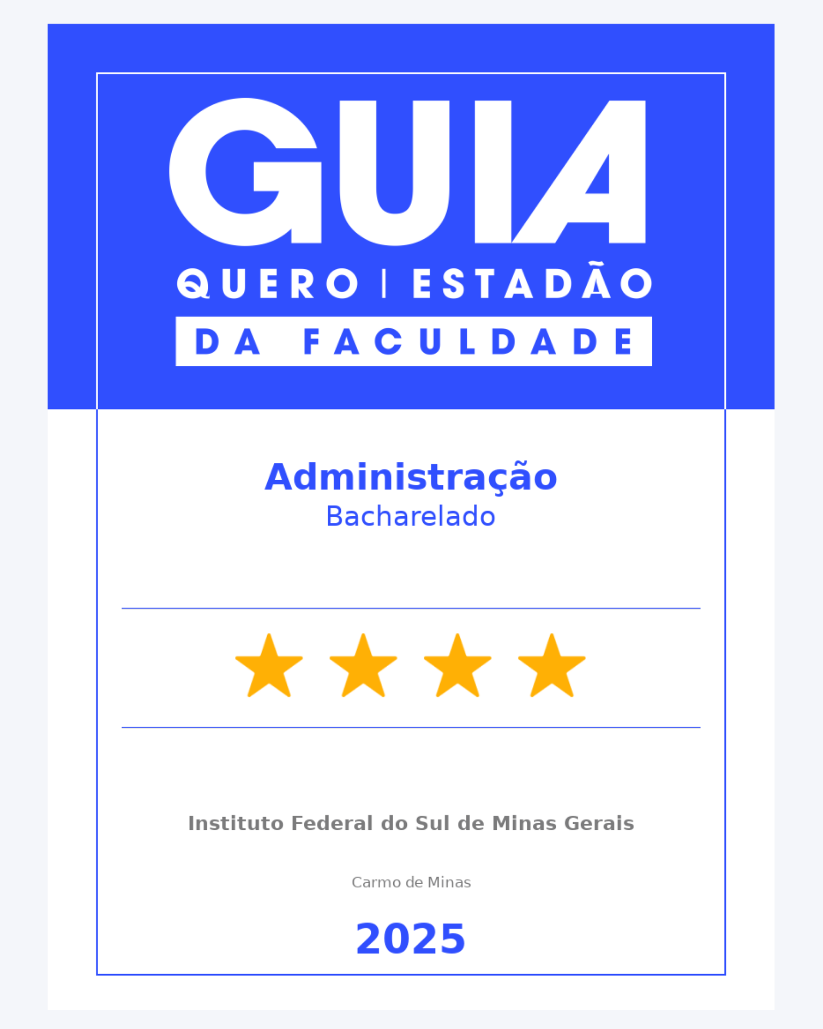 Carmo de Minas Administração