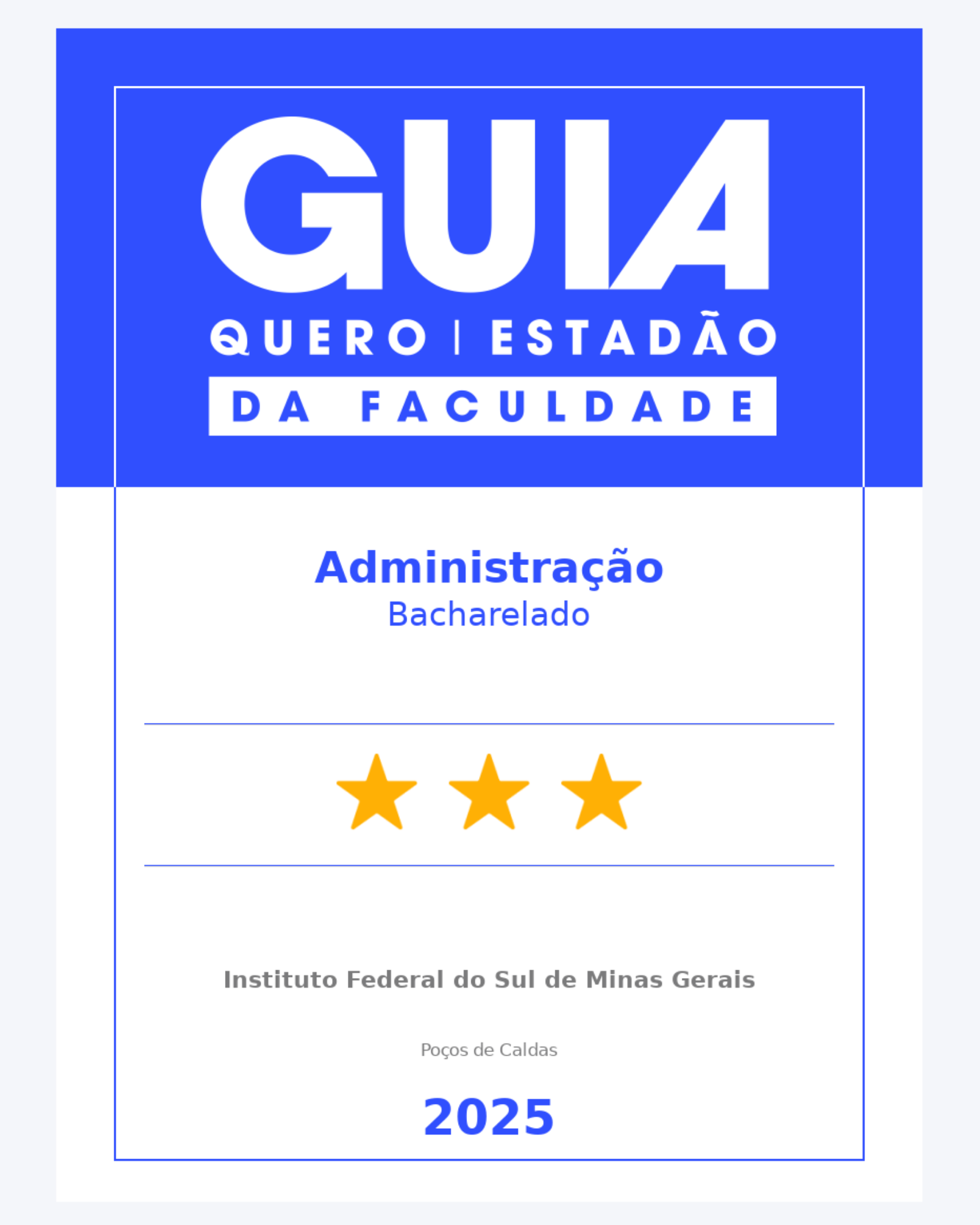 Poços de Caldas Administração