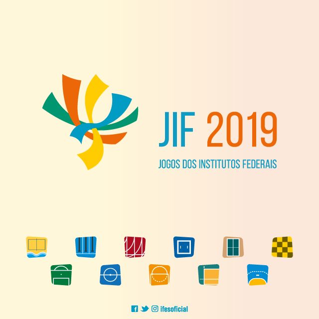 cartaz oficial com a logomarca do JIF 2019