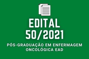 Pós graduação em Enfermagem Oncológica EaD 2021 Banner300x200