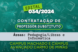 Banner Edital 34.2024 Professor Substituto